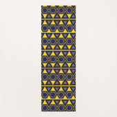 gele driehoeken van hawaiian yogamat (Voorkant)
