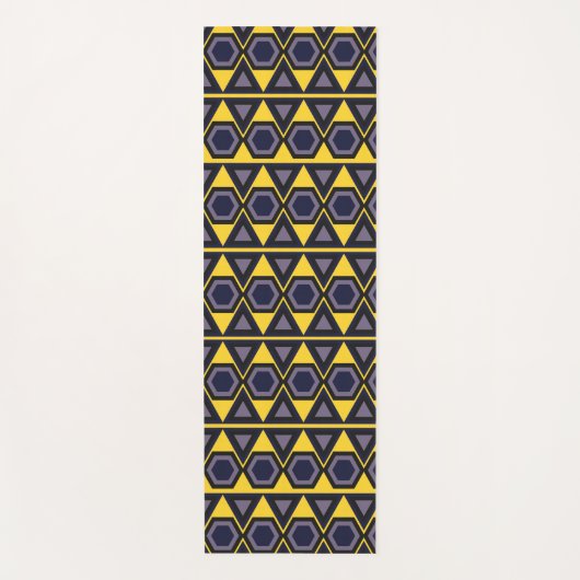 gele driehoeken van hawaiian yogamat (Voorkant)