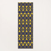 gele driehoeken van hawaiian yogamat (Achterkant)
