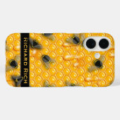 Gele Dripping Honing Kam met Bumble Bee Case-Mate iPhone Case (Achterkant (horizontaal))