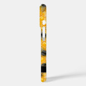 Gele Dripping Honing Kam met Bumble Bee Case-Mate iPhone Case (Achterkant / Links)