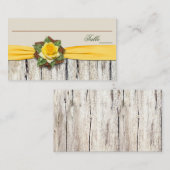 Gele drukvorm, lint, kaartje voor de overlading (Voorkant / Achterkant)