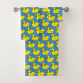 Gele Duck Bathroom Towel Set Bad Handdoek (Insitu)