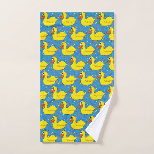 Gele Duck Bathroom Towel Set Bad Handdoek (Handdoek)