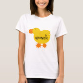 Gele Duck Quack Tshirts en Gifts (Voorkant)