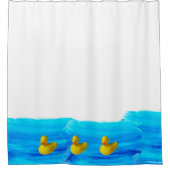 Gele Duck Shower Curtain Douchegordijn (Voorkant)