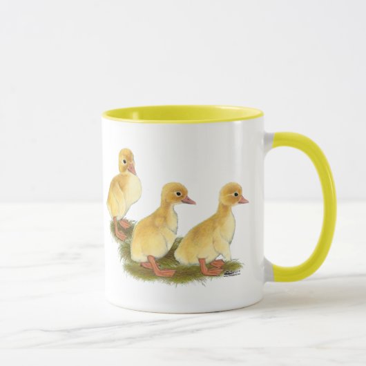 Gele ducklings mok (Rechts)