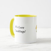 Gele ducklings mok (Voorkant links)