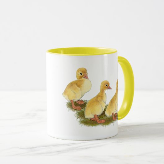 Gele ducklings mok (Voorkant rechts)