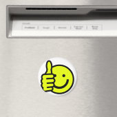 Gele duimen omhoog magneet (Insitu (Vaatwasser))