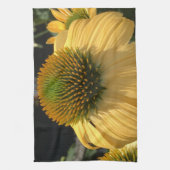 Gele Echinacea Theedoek (Verticaal)