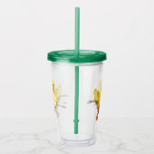 Gele eend Acryl Tumbler Acryl Drinkbeker (Rechts)