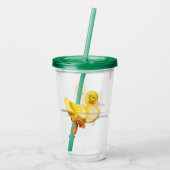 Gele eend Acryl Tumbler Drinkbeker (Achterkant)