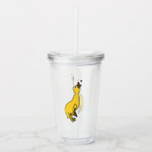 Gele eend Acryl Tumbler Drinkbeker (Voorkant)