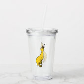 Gele eend Acryl Tumbler Drinkbeker (Achterkant)