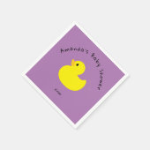 Gele Eend - Baby Shower Servet (Hoek)