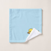 Gele Eend Bad Handdoeken Set (Wasdoekje)