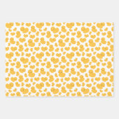 gele eend bubbel bad cadeau wrapping papier set inpakpapier vel (Voorkant)