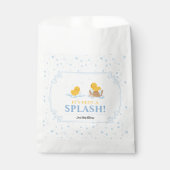 gele eend bubbel bad partij gunstzakken bedankzakje (Voorkant)