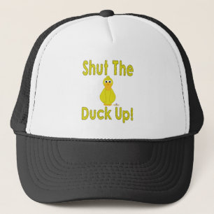 Gele eend dicht. trucker pet