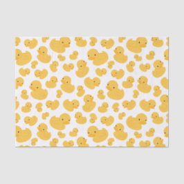 Gele eend geschenk weefsel papier