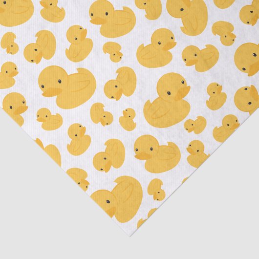 Gele eend geschenk weefsel papier (Detail)