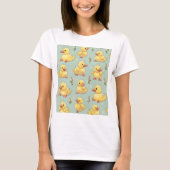 Gele eend T-shirt met korte mouwen (Voorkant)
