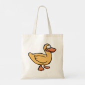 Gele Eend Tote Bag (Achterkant)