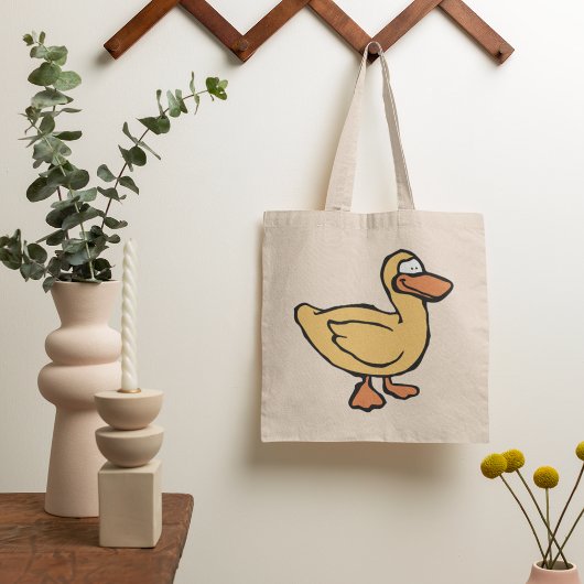 Gele Eend Tote Bag