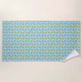 Gele eenden badhanddoek (Voorkant)