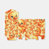 Gele Eenden Bedankdoosjes (Uitgevouwen)