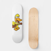 Gele eenden die gitaar spelen | Achterkleur kiezen Persoonlijk Skateboard (Voorkant)