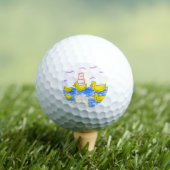 Gele Eenden Gele Pier Rode Vuurtoren Golfballen (Insitu Shirt)