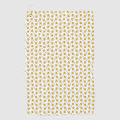 Gele eenden golfhanddoek (Voorkant)