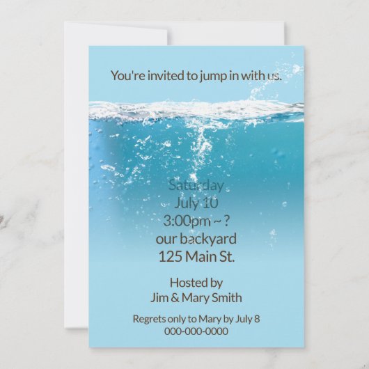 Gele eenden met zonnebril voor Pool Party Kaart (Achterkant)