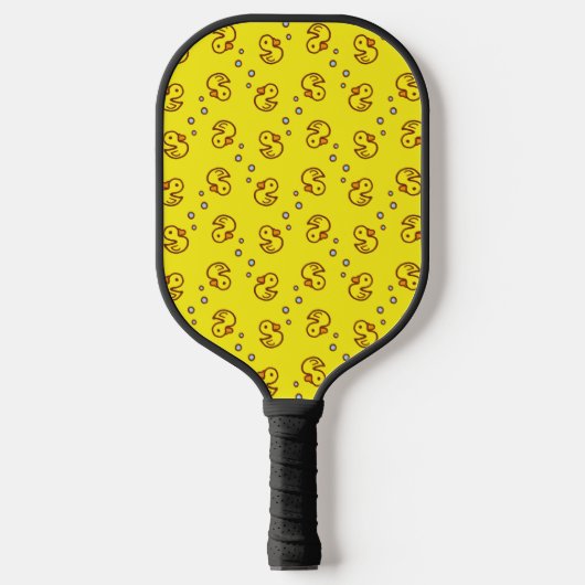 Gele eenden pickleball paddle (Voorkant)