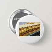 Gele Eenden Ronde Button 5,7 Cm (Voorkant /achterkant)