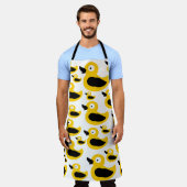 Gele eenden schort (Gedragen)