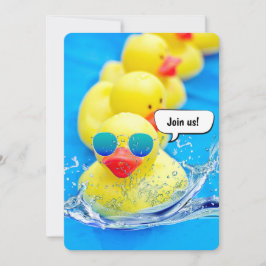 Gele eenden voor de goudpool kaart