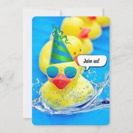 Gele eenden voor de goudpool kaart