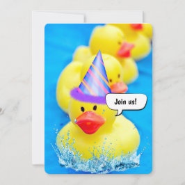 Gele eenden voor de goudpool kaart