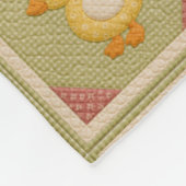 Gele Eendje Dekbed Fleece Deken (Hoek)
