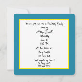 Gele eendje Humor voor verjaardagsfeestje Kaart (Achterkant)