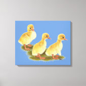 Gele Eendjes Canvas Afdruk (Voorkant)