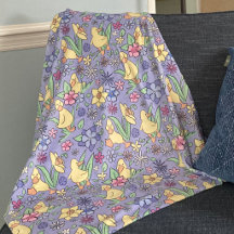 Gele Eendjes Kleurrijke Wilde Bloemen Schattige Ki
