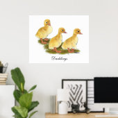 Gele Eendjes Poster (Thuiskantoor)