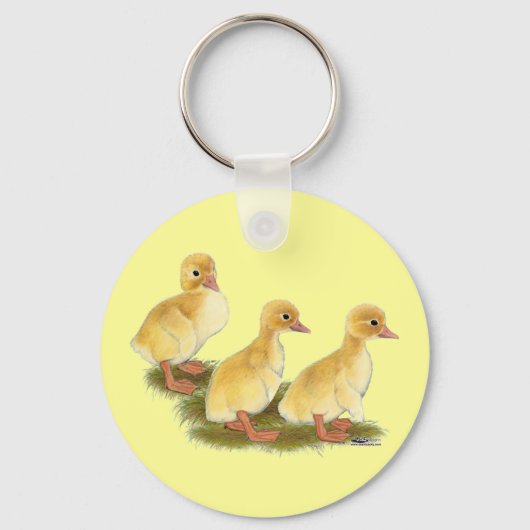 Gele Eendjes Sleutelhanger (Voorkant)