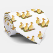 Gele Eendjes Stropdas (Opgerold)