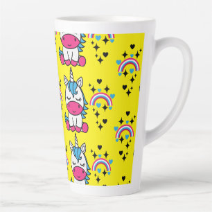 Gele Eenhoorn Pony Latte Mok