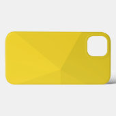 Gele, eenvoudige, moderne, coole, geometrische tre Case-Mate iPhone case (Achterkant (horizontaal))